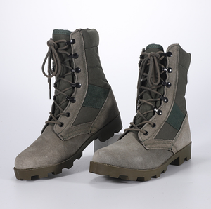 Zapatos Clásicos TSB910, Botas de Trabajo para Exteriores, Moda Panamá, Color Verde Salvia, Gamuza, Cuero Vacuno, Botas de Selva - Product Image 6