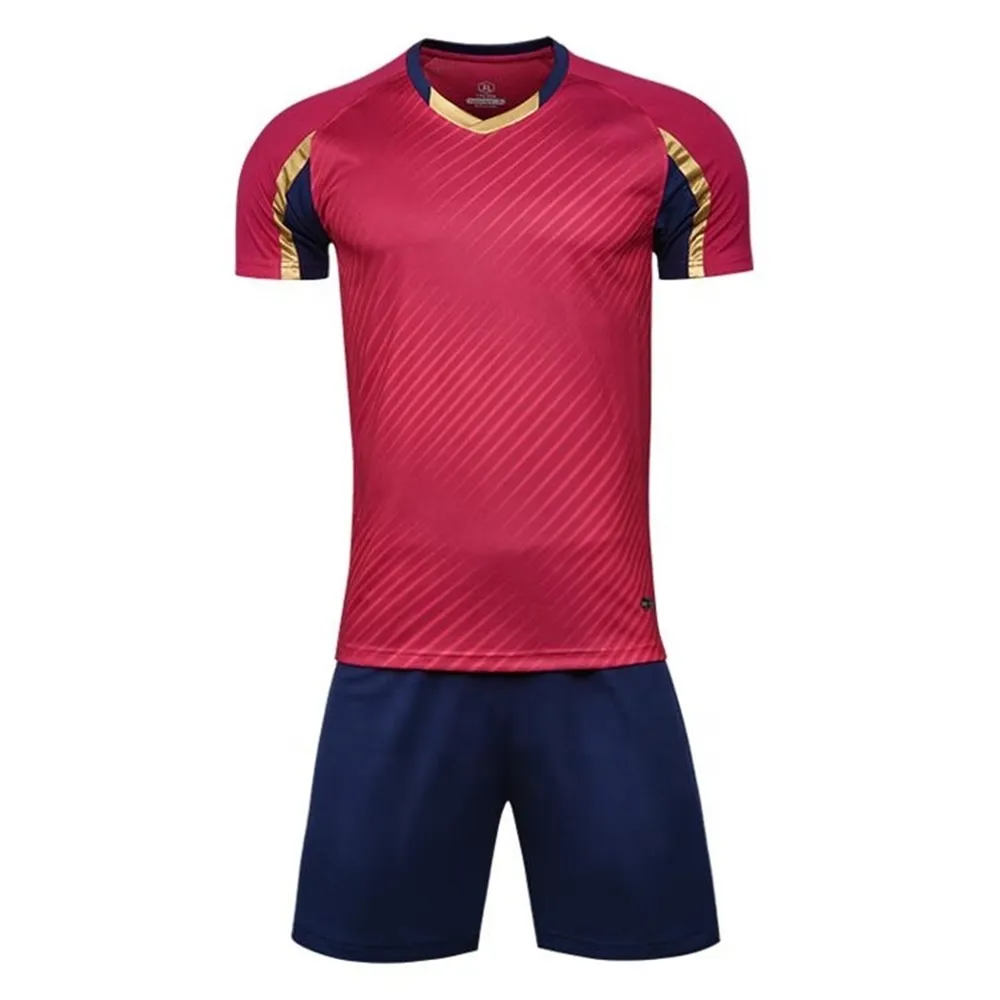 2022 Customize High Quality Soccer Wear Proveedor Camiseta Blanco Y Azul Camisetas De Futbol Baratos Mayoreo Football Jersey Set