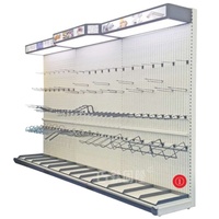 Présentoir de haute qualité pour magasin d'alcool, étagère murale en métal, armoire en verre, casier à vin en bois, étagères de supermarché