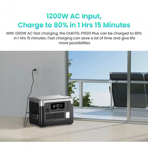 [ดรอปชิปปิ้ง] เครื่องกำเนิดไฟฟ้าพลังงานแสงอาทิตย์ P1500 1800W 1536Wh ควบคุมผ่านแอพพลิเคชั่น  สถานีพลังงานสำรองแบบพกพา แบตเตอรี่สำรอง  UPS  สถานีพลังงานแบบพกพา P1500EPLUS Power S - Product Image 5