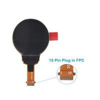 Écran OLED rond petit format 0,75 pouce 128*128 IPS Module d'affichage LCD SSD1327 SPI I2C Écran OLED circulaire monochrome Blanc Affichage PMOLED