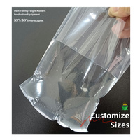 Sacs d'emballage thermorétractables en PVC sans odeur, film transparent de largeur réglable en pouces, scellage anti-poussière, projets de bricolage, emballage de savon