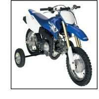 Roues d'apprentissage pour moto MOOSE RACING en acier inoxydable galvanisé, 8 pouces, emballage en boîte