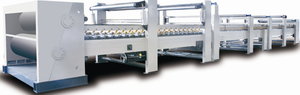 เครื่องผลิตกล่องกระดาษลูกฟูกอัตโนมัติ WJ120-1800-3PLY สายการผลิตกระดาษลูกฟูก 3 ชั้น - Product Image 4