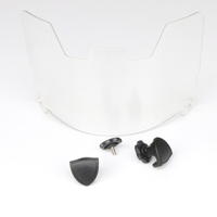 Clips de fixation pour vis de visière de casque de football américain, kit de vis de montage pour accessoires de casque