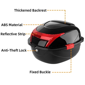 Nuevos productos, cajas traseras, maletero <span class=keywords><strong>de</strong></span> motocicleta ABS 40L, caja superior, caja trasera <span class=keywords><strong>de</strong></span> motocicleta <span class=keywords><strong>de</strong></span> seguridad barata, fabricante <span class=keywords><strong>de</strong></span> cajas traseras - Product Image 3