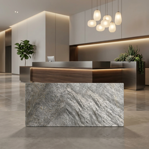 Meilleur prix pour revêtement mural flexible en pierre naturelle Doeli Green Block, plaque décorative en roche pour la décoration de la maison, des centres commerciaux et des bureaux - Product Image 5