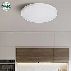 防尘防蚊防潮阳台浴室厨房超薄天花板安装发光二极管三防灯