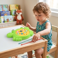 Jeu de pêche électrique en forme de crabe à un dollar : stimule la coordination œil-main et la concentration pour les enfants