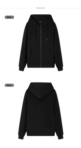 <strong>Grey</strong> New Design Zipper Breathable Hoodie Men's Fashion <strong>Sweatshirt</strong> - Product Image 3