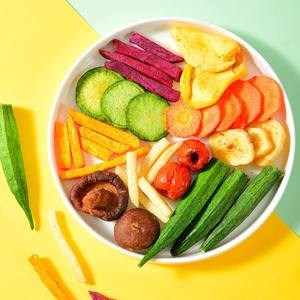 Chips de fruits et légumes mélangés croustillants de qualité supérieure, fruits et légumes mélangés séchés, collations saines - Product Image 5