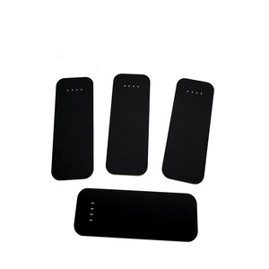 Couvre-embouts en PVC noir pour luminaires, avec installation par ruban adhésif ou vis - Product Image 3