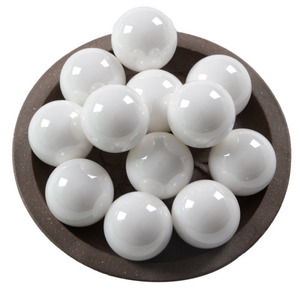 Bolas de Cerámica de Zirconia de Color Blanco G5 G10 ZrO2, Bolas de Precisión de 6.35 mm de Diámetro para Rodamientos - Product Image 1
