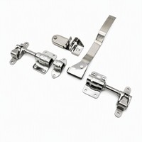 Kit de Verrouillage de Porte Arrière pour Camion Frigorifique, Tige de 27 mm en Acier Inoxydable 304, Loquet à Came Épaissi Résistant à l'Usure, OEM ODM