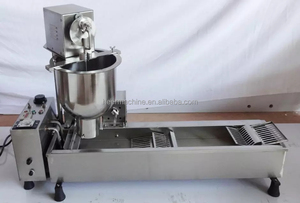Máquina eléctrica automática <span class=keywords><strong>de</strong></span> una sola fila para hacer rosquillas, 3 moldes, máquina para freír rosquillas con temporizador, máquina para hacer rosquillas - Product Image 2