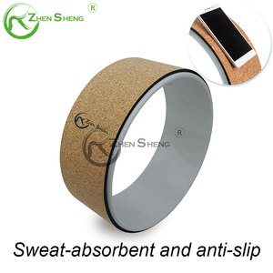 Rueda de Yoga de Corcho para Ejercicios de Fitness, Rueda de Pilates de Madera para Estiramiento, Venta al por Mayor de Fábrica Zhensheng - Product Image 3