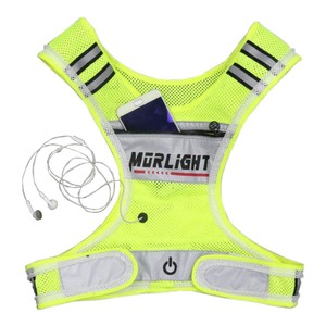 Venta caliente <span class=keywords><strong>en</strong></span> <span class=keywords><strong>Amazon</strong></span> LED <span class=keywords><strong>trabajo</strong></span> <span class=keywords><strong>de</strong></span> seguridad chaleco reflectante con bolsillo - Product Image 5