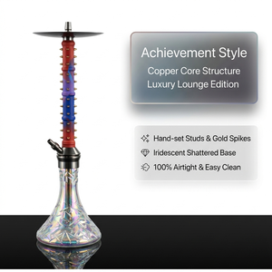 Set de Shisha Acrílica Estilo Achievement con Estructura de Tubo de Cobre para Uso en Discotecas y Salones - Product Image 1