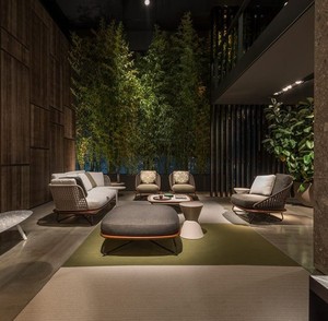 Vendita Diretta dalla Fabbrica: Divano Moderno a Forma di U per Villa, Giardino, Interni ed Esterni, Arredamento di Lusso per Hotel e Cortili - Product Image 2