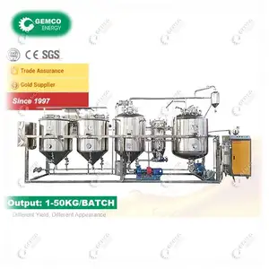 Industrial Quality Laboratory Mini Cooking Small Edible Oil Refinery for Refining Crude Coconut,Soybean,Palm,Sunflower Seed