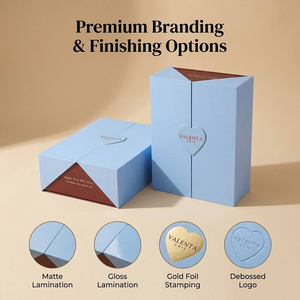 Caja de Regalo de <span class=keywords><strong>Calendario</strong></span> de <span class=keywords><strong>Adviento</strong></span> Navideño Reutilizable con Diseño Autoensamblable en Relieve, Papel Antigrasa para Dulces y Regalos Cosméticos - Product Image 5