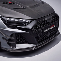 Kit carrosserie complet en fibre de carbone sèche préimprégnée Paktechz (lame avant, capot, jupes latérales, diffuseur arrière, spoiler) pour Audi RS3 8Y Sportback