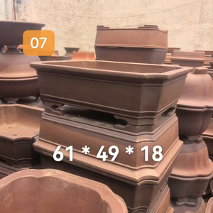 <span class=keywords><strong>Pot</strong></span> à Bonsaï Rectangulaire Surdimensionné en Argile Zisha de Yixing, Jardinière Respirante en Argile Violette pour Grands Bonsaïs d'Intérieur et d'Extérieur - Product Image 4