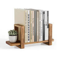 Étagère de bureau réglable, petite étagère de bureau en bois pour ranger livres, documents et objets décoratifs