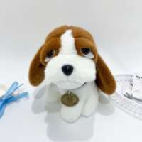 Boneka Anjing Golden Retriever Realistis Lucu, Lembut, dan Berbulu untuk Hadiah Ulang Tahun Anak, Dekorasi Rumah, Mainan