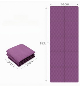 Tapete de Yoga Ecológico de TPE Reciclado, Plegable, para Gimnasio y Pilates, con Opciones de Grosor de 4/6 mm - Product Image 4