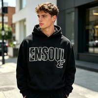 Maßgeschneiderter Herbst-Casual-Hoodie aus Schwerer Baumwolle für Herren, Oversize-Schnitt, Schlicht mit Digital-Print, Streetwear-Pullover OEM