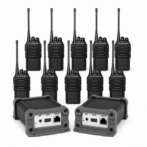 CAMELRADIO 10W 10 batteries Radio mobile numérique DMR 16 canaux Kit talkie-walkie 2 répéteurs IP Hotspot UHF/VHF Bande complète - Product Image 1