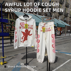 Ensemble de sweat-shirts pour hommes de haute qualité, en coton tissé d'hiver, imprimé, graphique personnalisé, couleur vintage, blocage de couleur, fusion sans couture, séchage rapide - Product Image 2