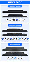 Moniteur tactile industriel tout-en-un capacitif de 17 pouces entièrement fermé avec processeur J4125 I5 I7 Android Windows 10 DVI USB