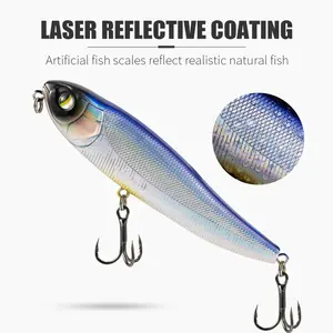 Esca da pesca con esca artificiale galleggiante <span class=keywords><strong>per</strong></span> <span class=keywords><strong>esche</strong></span> da pesca con esca rigida 8g 14g Topwater Walking the Dog Fishing esca <span class=keywords><strong>per</strong></span> spigola - Product Image 2