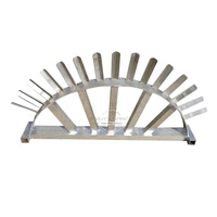 Supports de mortiers pour feux d'artifice en alliage d'aluminium, 15 tirs, pour coquilles de spectacle en forme d'éventail de 2 pouces