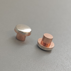 Pointes de contact en tungstène bimétallique argent AgW40 à base de cuivre pour rivets de contact électriques de dimension personnalisée pour avertisseurs sonores - Product Image 3