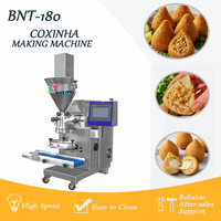 Machine automatique à encruster les coxinha, haute productivité, ligne de production de croquettes de poulet brésiliennes en forme de larme pour boulangerie