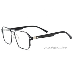 <span class=keywords><strong>Tl2025</strong></span> bán buôn nhà sản xuất kính quang học ĐÔI CẦU phong cách Titanium Eyewear - Product Image 4