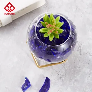 Dark Blue Glass Stone Used For Landscape Design Indoor And Outdoor Decoration Manufacturers Wholesale Personalized Customization