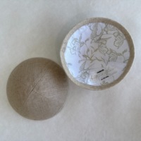 YARMULK Kippa en lin beige avec broderie de logo personnalisé, 4 panneaux, pour mariage juif, Bar Mitzvah, Judaica