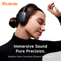 Casque sans fil Mcdodo 520 ZENO Ultra S01 avec ANC adaptatif, 120H d'autonomie, réduction de bruit de -45dB, BT6.0 (PC/Voyage)