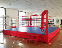 Prix d'usine, ring de boxe personnalisé de 4 à 8 m pour la boxe, le MMA, l'entraînement thaïlandais, la compétition avec toile