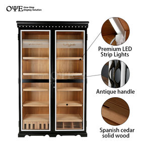 Humidor <span class=keywords><strong>de</strong></span> cigarros con acabado personalizado, <span class=keywords><strong>vitrina</strong></span> <span class=keywords><strong>de</strong></span> tienda <span class=keywords><strong>de</strong></span> humo <span class=keywords><strong>de</strong></span> madera <span class=keywords><strong>de</strong></span> <span class=keywords><strong>cedro</strong></span> español - Product Image 6