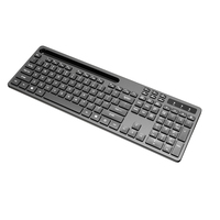 Silent Keycaps 2.4G Wireless Gaming Slim Ultra Thin USB Human-Ergonomic Keyboard Mouse Combo 106 Layout 1600 DPI 6D Buttons