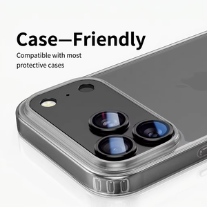 Protector de Lente de Cámara de Vidrio Templado Antirreflectante y Antihuellas 9H para iPhone 17 Pro Max - Product Image 3