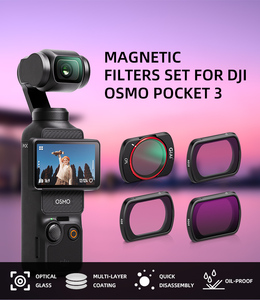 Filtres magnétiques DJI Osmo Pocket <span class=keywords><strong>3</strong></span>, lot économique de <span class=keywords><strong>6</strong></span> pour ND/CPL/UV/Black Mist, avec anti-reflets et prise en charge vidéo 4K, pour drones - Product Image 2