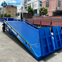 Rampe mobile de chantier robuste 8-15 tonnes en acier au carbone, rampe de chargement pour chariot élévateur, conteneur, plateforme de 2160 mm de large