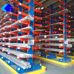 Çift taraflı ağır konsol rafı Jracking boru rafı istifleme rafları