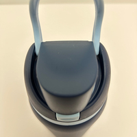 Bouteille d'eau sport isotherme en acier inoxydable 16oz/19oz/24oz/28oz/32oz avec couvercle à clapet personnalisé et finition mate – Vente en gros